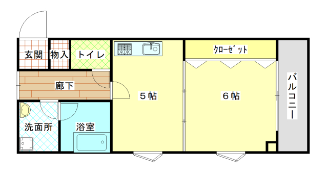 シャノアール104号室　204号室