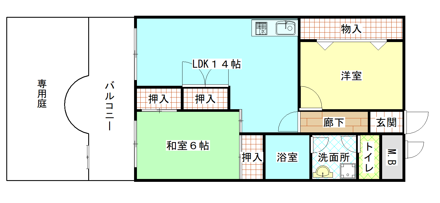 シャノアール　202号室　402号室