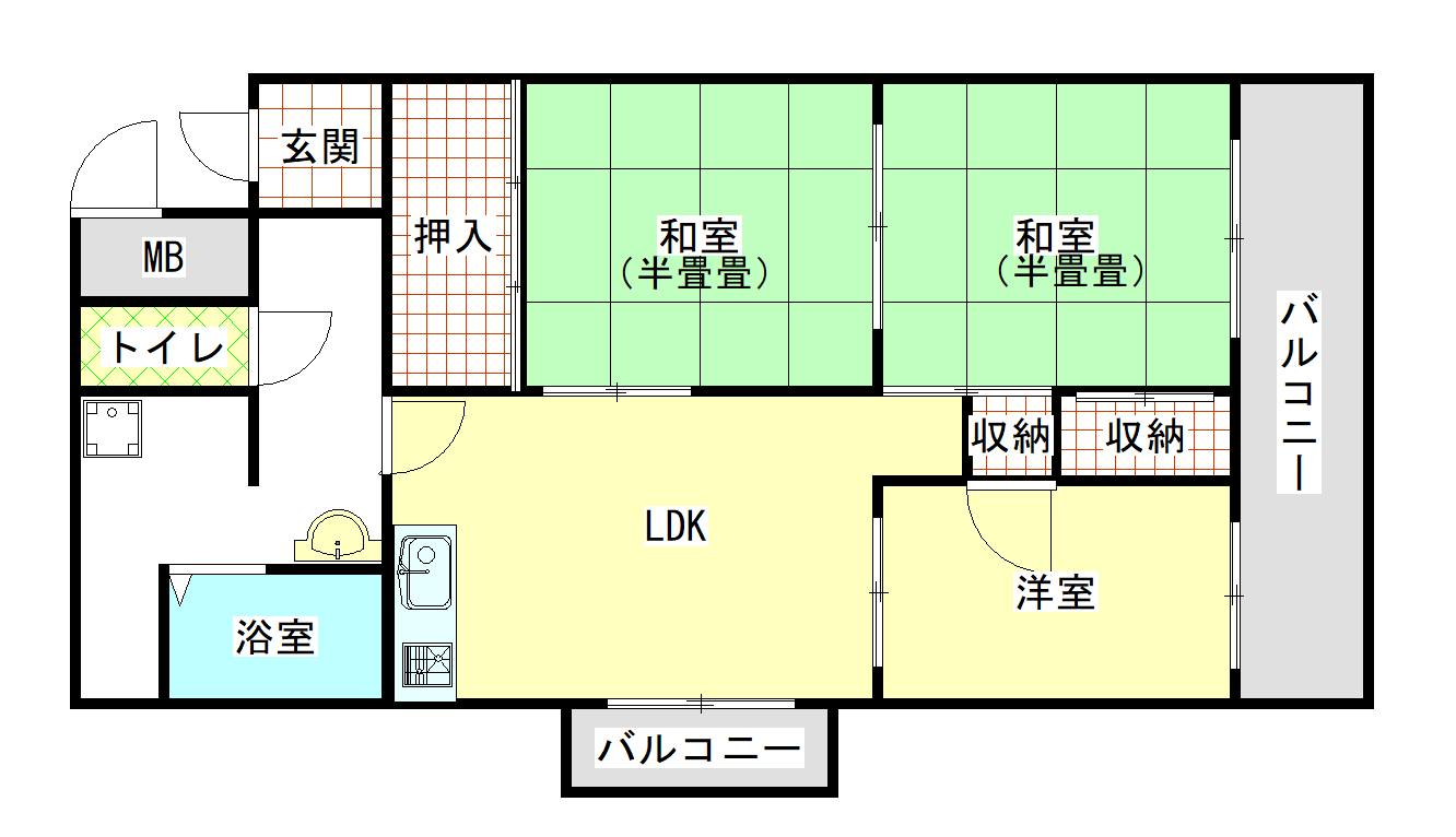 シャノアール　202号室　402号室